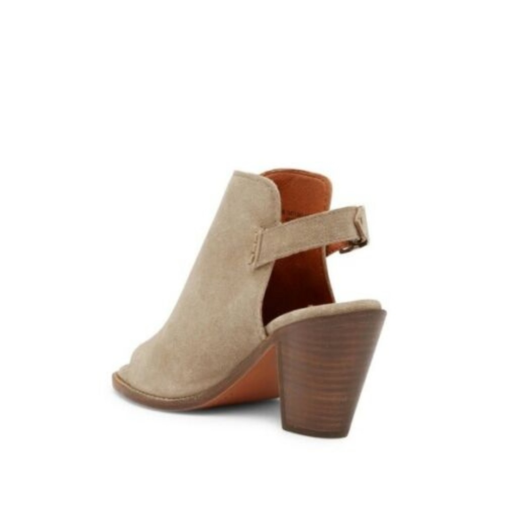 Frye Courtney Sling Suede Open Toe Bootie - Picture 2 of 3